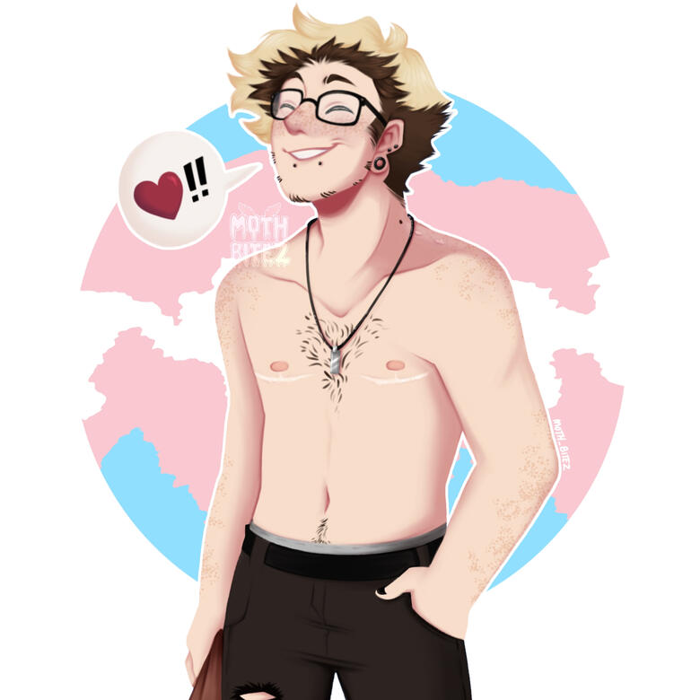 Trans Pride Nick Art